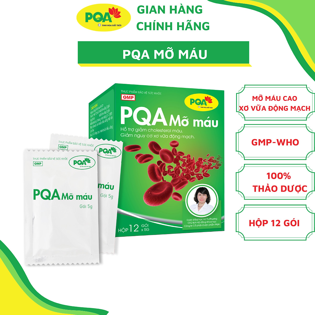 PQA Mỡ Máu có tốt không? Mua ở đâu? Giá bao nhiêu?