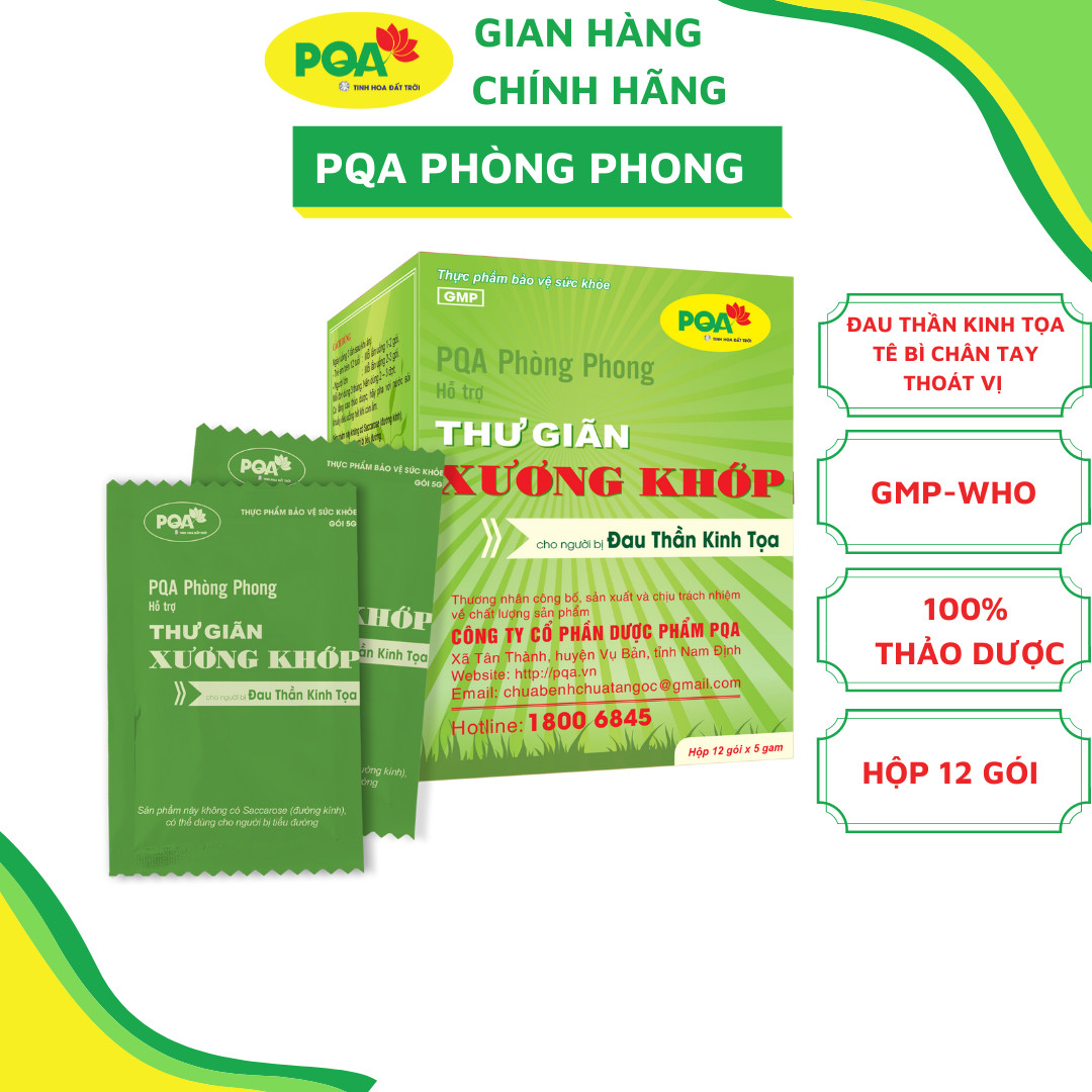 5 lý do nên chọn PQA Phòng Phong điều trị đau thần kinh tọa