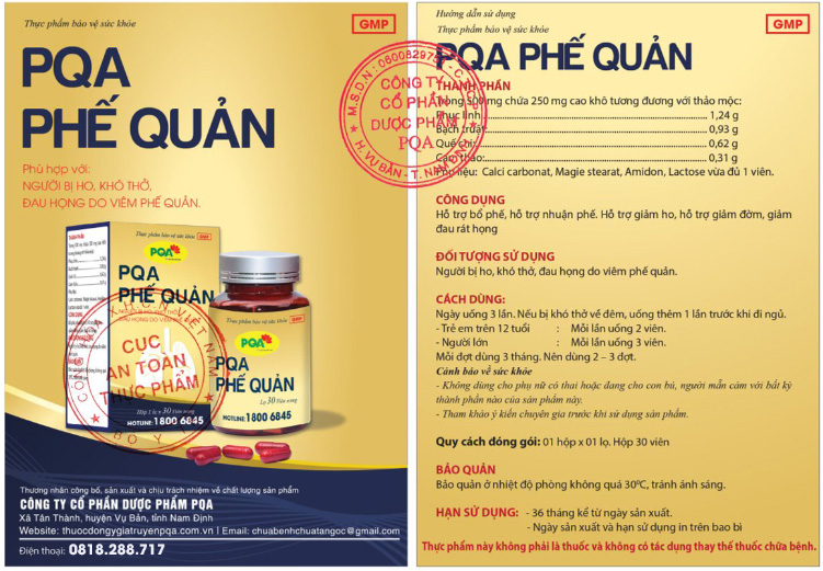 PQA Phế Quản (30 Viên nang)