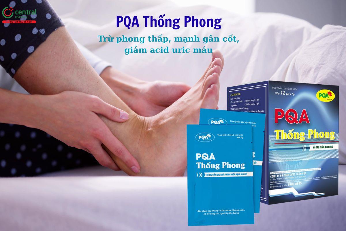 pqa thống phong giải pháp chữa bệnh gout hiệu quả